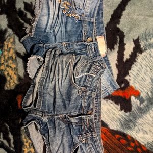 2 pair of woman's shorts